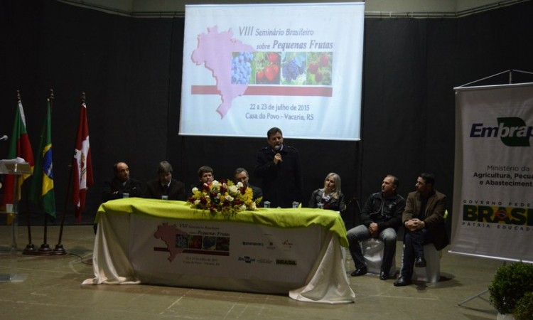 STR PRESENTE NO VIII SEMINÁRIO BRASILEIRO SOBRE PEQUENAS FRUTAS