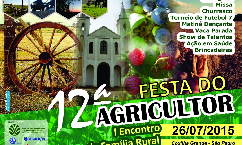FESTA DO AGRICULTOR ACONTECE NESTE DOMINGO