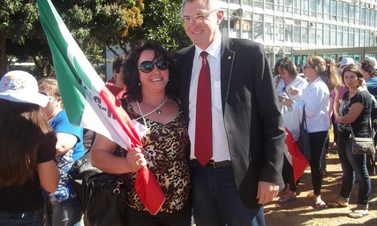 MULHERES DO STR NA MARCHA DAS MARGARIDAS 2015