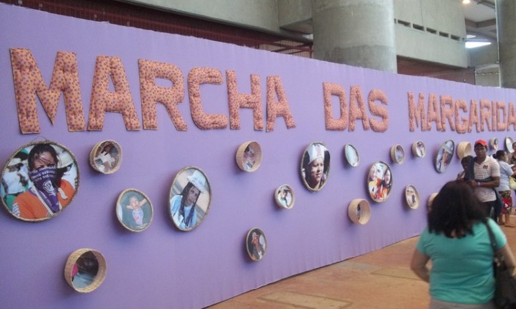 MULHERES DO STR NA MARCHA DAS MARGARIDAS 2015