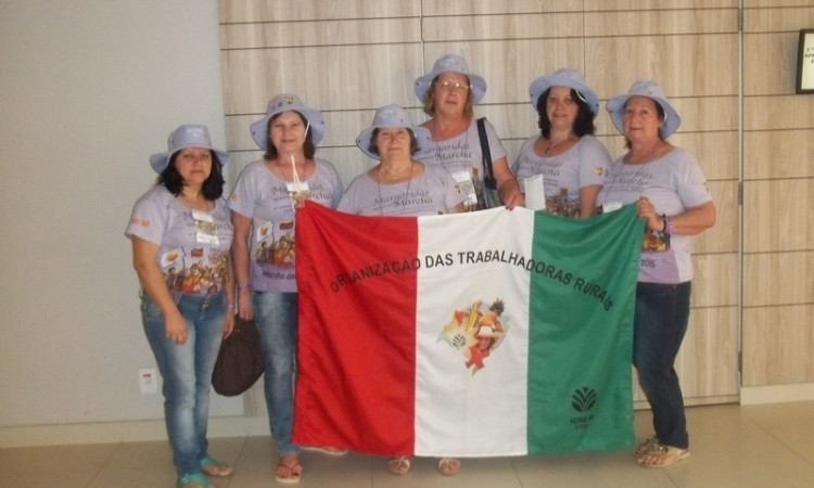 MULHERES DO STR NA MARCHA DAS MARGARIDAS 2015