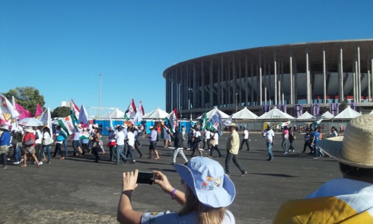 MULHERES DO STR NA MARCHA DAS MARGARIDAS 2015