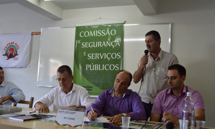 STR PARTICIPA DE  AUDIÊNCIA PÚBLICA SOBRE SEGURANÇA EM IPÊ/RS