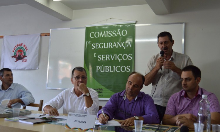 STR PARTICIPA DE  AUDIÊNCIA PÚBLICA SOBRE SEGURANÇA EM IPÊ/RS