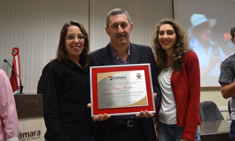 SÉRGIO POLETTO É CIDADÃO EMÉRITO DE VACARIA