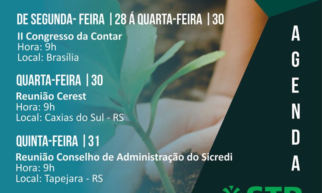 Agenda da Semana