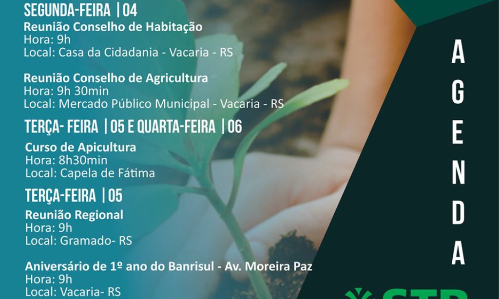 Agenda da Semana
