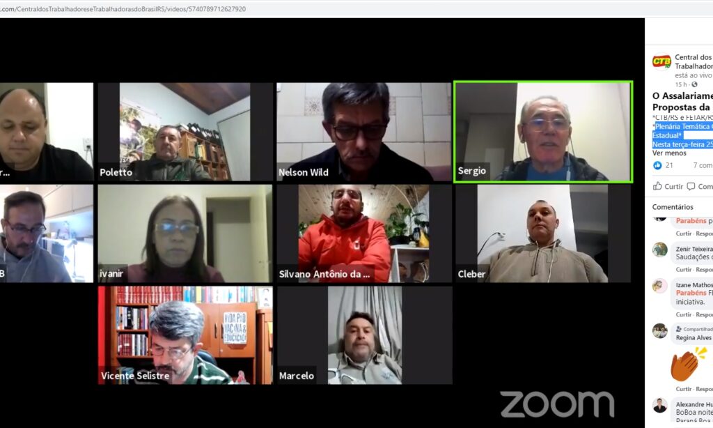 Poletto participa como Palestrante em evento online da CTB RS