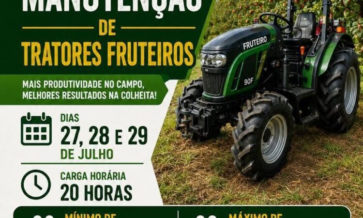 Curso de Operação Manutenção de de Tratores Frutíferos