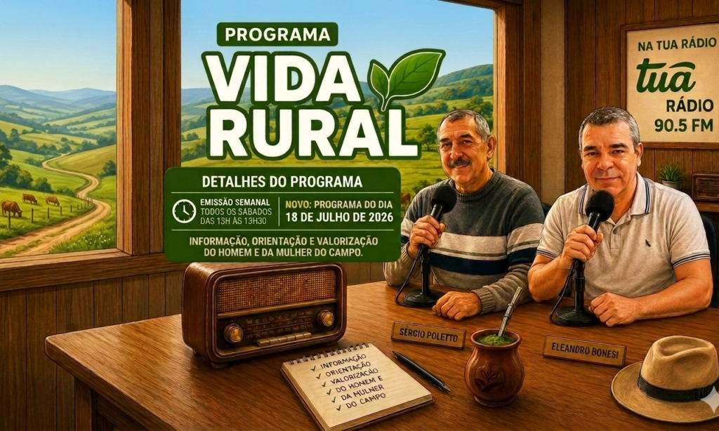 Programa Vida Rural de 18 de julho de 2026
